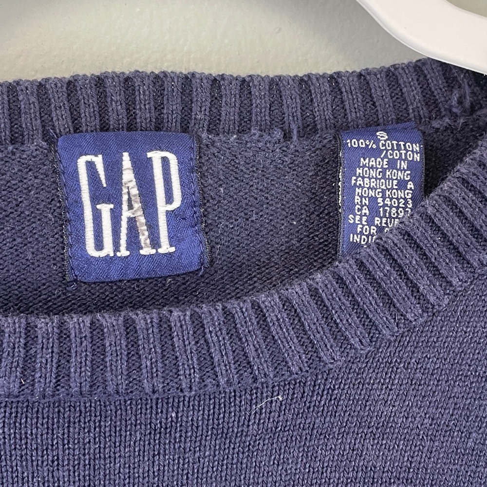 Gap Pullover Blue Pullover Sweater Size Small Wom… - image 4